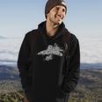 F-22 Raptor Fighter Aircraft Air Force Blueprint Hoodie Lifestyle