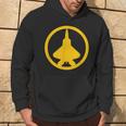 F-22 Raptor Yellow Air Force Military Fighter Jet Hoodie Lifestyle