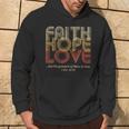Faith Hope Love 1 Corinthians 13 Bible Verse Retro Christian Hoodie Lifestyle