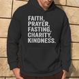 Faith Prayer Fasting Charity Kindness Muslim Fasting Ramadan Hoodie Lifestyle