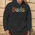 Father's Day For New Dad 2024 Him Papa Grandpa Retro Dada Hoodie Lifestyle