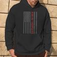 Fathers Day Triplet Dad American Flag Dad Of Triplets Hoodie Lifestyle