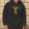 Faust Drumsticks Drummer Drummer Drum Kit Hoodie Lebensstil