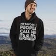 My Favorite People Call Me Dad Father's Day Hoodie Lifestyle