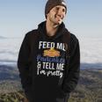 Feed Me Pancakes And Tell Me I'm Pretty Pancake Lover Hoodie Lifestyle