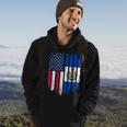 Foreigner Immigrant Usa United States El Salvador Flag Hoodie Lifestyle