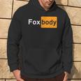 Foxbody Hub Fox Body For The Stang Enthusiast Adult Humor Hoodie Lifestyle
