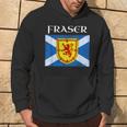 Fraser Clan Scottish Name Scotland Flag Hoodie Lifestyle