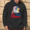 Are You Free Tonight 4Th Of July Independence Day Bald Eagle Hoodie Lifestyle