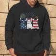 French Bulldog American Flag 4Th Of July Independence Day Hoodie Lifestyle