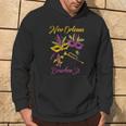 French New Orleans Mardi Gras Souvenir Bourbon Street Hoodie Lifestyle