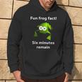 Fun Frog Fact Six Minutes Remain Cursed Frog Hoodie Lifestyle