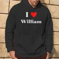 Fun Graphic-I Love William Hoodie Lifestyle