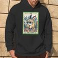 Bunny Cannabis Weed Lover 420 The Stoner Tarot Card Hoodie Lifestyle