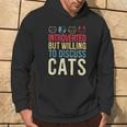Cat Shy Person Cat Lover Introvert Cat Hoodie Lifestyle