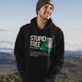 Disc Golfer Outdoor Sports Stupid Tree Disc Golf Hoodie Lifestyle