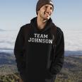Family Sports Team Johnson Last Name Johnson Hoodie Lifestyle