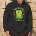 Frog Happy Leap Day February 29 Birthday Leap Year Hoodie Lifestyle