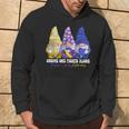 Gnomies Bladder Cancer Awareness Month Purple Ribbon Hoodie Lifestyle