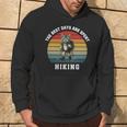 Hiker Cat Quote Vintage Hiking Lovers' Idea Hoodie Lifestyle