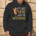 Hot Dog I'm Just Here For The Wieners Sausage Hoodie Lifestyle