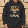 Kayaking For Men Grandpa Kayaker Kayak Lovers Hoodie Lifestyle