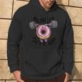 Motivational Saying Donut Give Up For Gym Lifting Men Hoodie Lifestyle