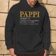 Pappi Definition Fathers Day Grandpa Hoodie Lifestyle