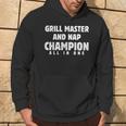 Vintage Grill Dad Grilling & Nap Lover Father's Day Hoodie Lifestyle
