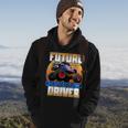 Future Monster Truck Driver Boy's Monster Truck Hoodie Lifestyle