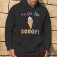 Gender Reveal I've Got The Scoop Ice Cream Themed Hoodie Lifestyle