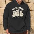 Ghost Hunting Cat Paranormal Investigator Ghost Researcher Hoodie Lifestyle