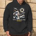 Goat Selfie Solar Eclipse Hoodie Lifestyle