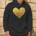 Gold Heart Symbol Of Love Hoodie Lifestyle