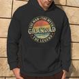 Grandad The Man The Myth The Legend Father's Day Grandfather Hoodie Lifestyle