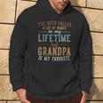 Grandpa Is My Favorite Name Father's Day Grandpa Hoodie Lifestyle