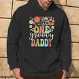 Groovy Daddy Retro Dad Birthday Matching Family Party Hoodie Lifestyle