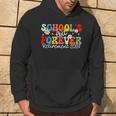 Groovy School's Out Forever Retirement 2024 Retired Teacher Hoodie Lifestyle
