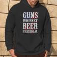 Guns Whisky Beer And Freedom Us Flag Hoodie Lifestyle