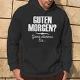 Guten Morgen Ganz Dünnes Eis Saying Short Sleeve Hoodie Lebensstil