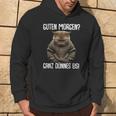 Guten Morgen Ganz Dünnes Eis- Morgenmuffel Cat Black Hoodie Lebensstil