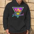 Gym Let's Get Physical Workouts Lover Fitness Sunset Vintage Hoodie Lifestyle
