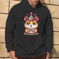 Hamster For Birthday For Children A Birthday Hamster Hoodie Lifestyle