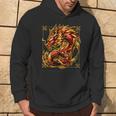 Happy Chinese New Year 2024 Lunar New Year Red Dragon Hoodie Lifestyle