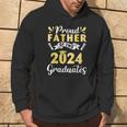 Happy Class Of School Day Proud Father Of Two 2024 Graduates Hoodie Lifestyle