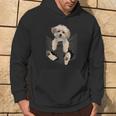 Havanese Dog In Pocket Havanezer Puppy Hoodie Lebensstil