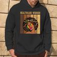 Healthcare Worker Afro African American Black History Month Hoodie Lifestyle