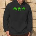 Hear No Evil Speak No Evil See No Evil Alien Hoodie Lifestyle