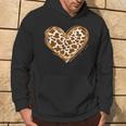 Heart Brown Cow Pattern For Cow Lover Hoodie Lifestyle