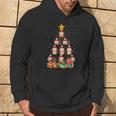 Hedgehog Christmas Tree Animal Lover Holiday Apparel Hoodie Lifestyle